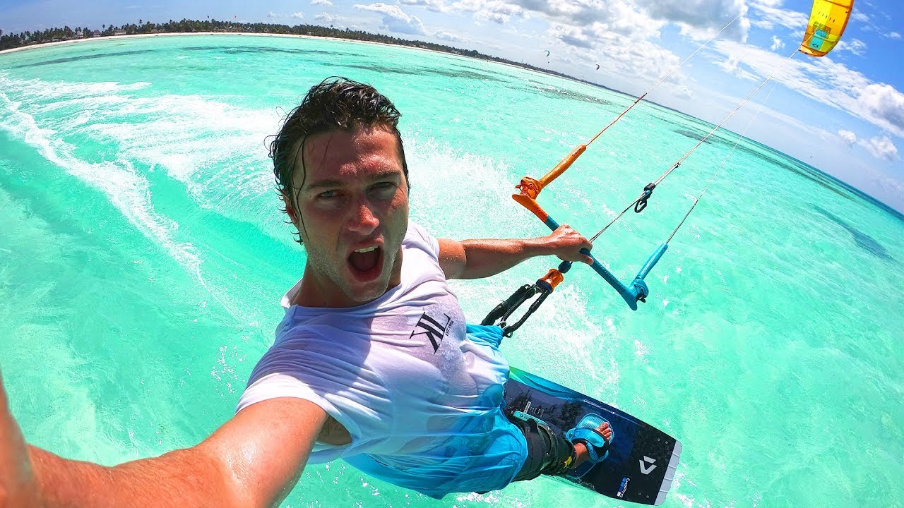 kite surfing